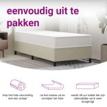 közepes keménységű zsebrugós matrac 90 x 200 cm