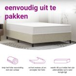 közepes keménységű zsebrugós matrac 140 x 190 cm