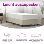 közepes keménységű zsebrugós matrac 70 x 200 cm