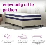 közepes keménységű zsebrugós matrac 80 x 200 cm