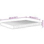 közepesen puha habmatrac 140x200 cm