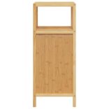 bambusz fürdőszobaszekrény polccal 36 x 33 x 87 cm