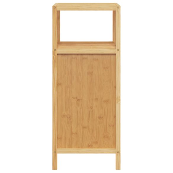 bambusz fürdőszobaszekrény polccal 36 x 33 x 87 cm