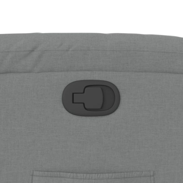 világosszürke szövet dönthető fotel