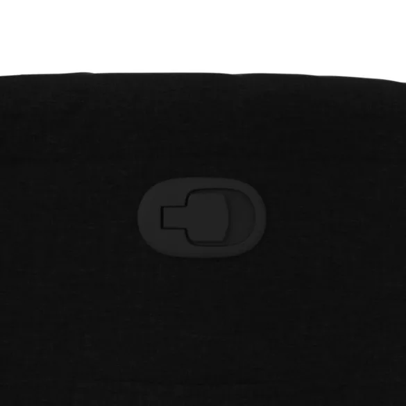 fekete szövet dönthető fotel