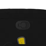 fekete szövet dönthető masszázsfotel