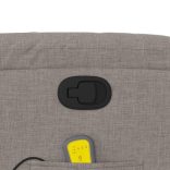 tópszínű szövet dönthető masszázsfotel