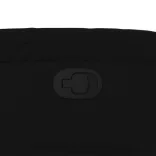 fekete műbőr dönthető fotel