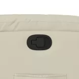 krémszínű műbőr dönthető fotel