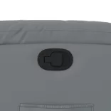 szürke műbőr dönthető fotel