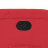 piros műbőr dönthető fotel