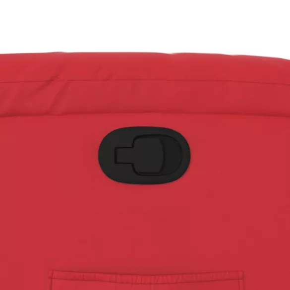 piros műbőr dönthető fotel