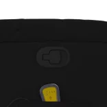 fekete műbőr dönthető masszázsfotel