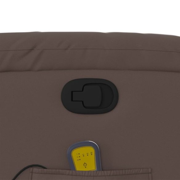 barna műbőr dönthető masszázsfotel