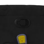 fekete mikroszálas szövet dönthető masszázsfotel