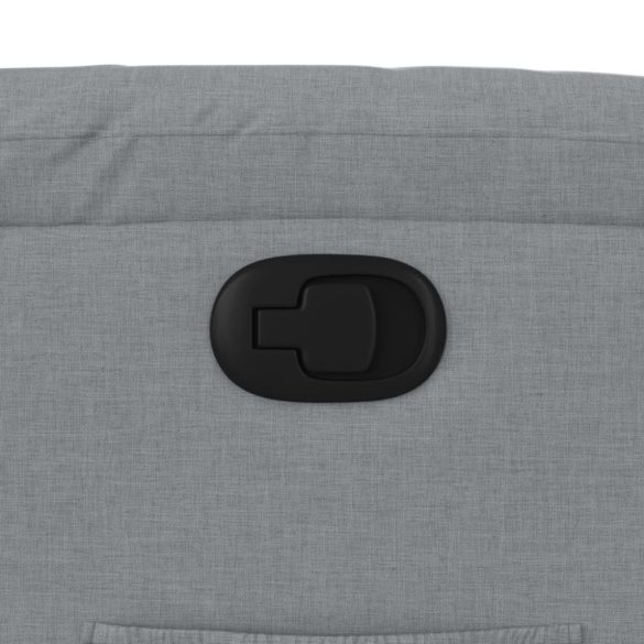 világosszürke szövet dönthető fotel