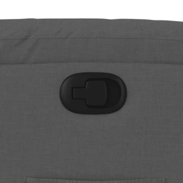 sötétszürke szövet dönthető fotel