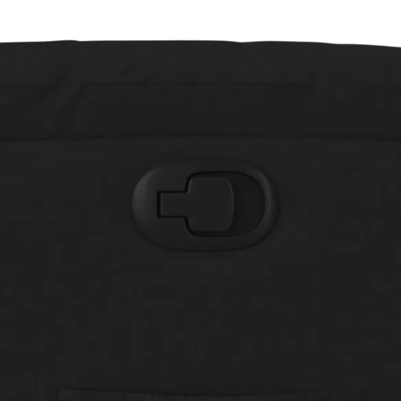 fekete szövet dönthető fotel