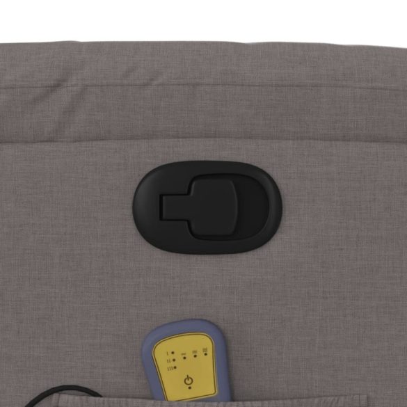 tópszínű szövet dönthető masszázsfotel