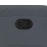 sötétszürke bársony dönthető fotel