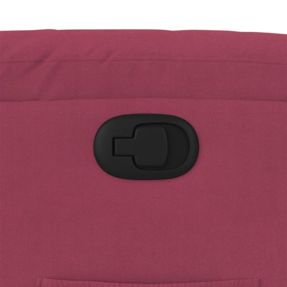 bordó bársony dönthető fotel