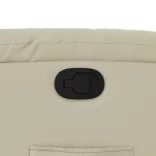 krémszínű műbőr dönthető fotel