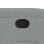 világosszürke szövet dönthető fotel