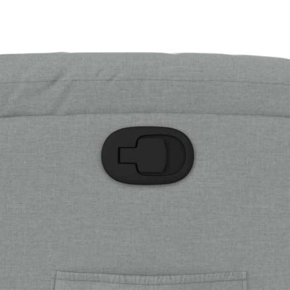 világosszürke szövet dönthető fotel