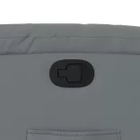 szürke műbőr dönthető fotel