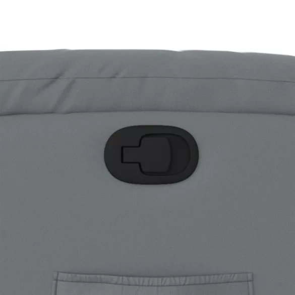 szürke műbőr dönthető fotel