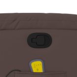 barna műbőr dönthető masszázsfotel