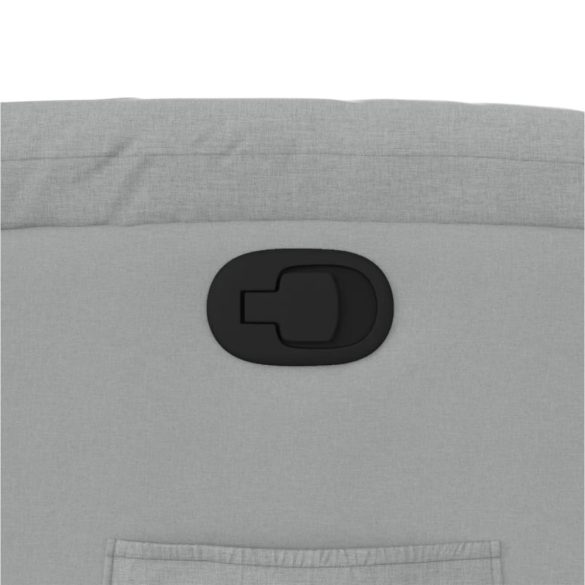 világosszürke szövet dönthető fotel