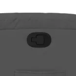 sötétszürke szövet dönthető fotel