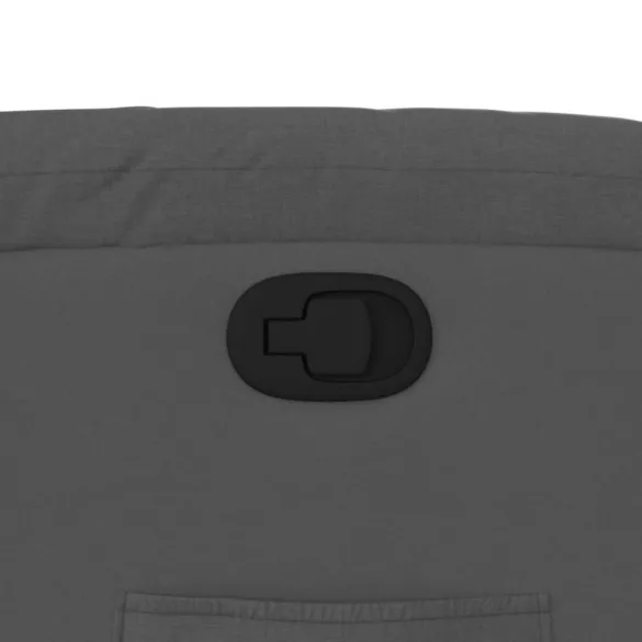 sötétszürke szövet dönthető fotel