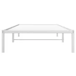 fehér fém ágykeret 100x190 cm