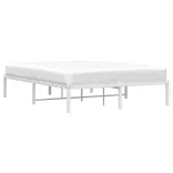 fehér fém ágykeret 140 x 190 cm