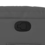 szürke műbőr dönthető fotel