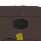 barna műbőr dönthető masszázsfotel