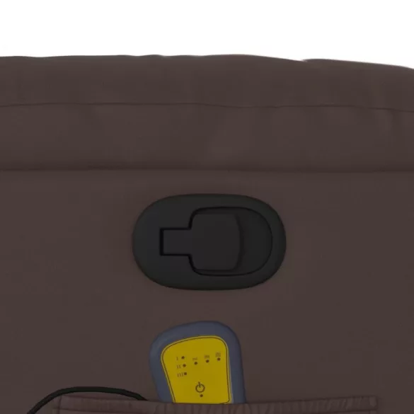 barna műbőr dönthető masszázsfotel