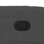 sötétszürke szövet dönthető fotel