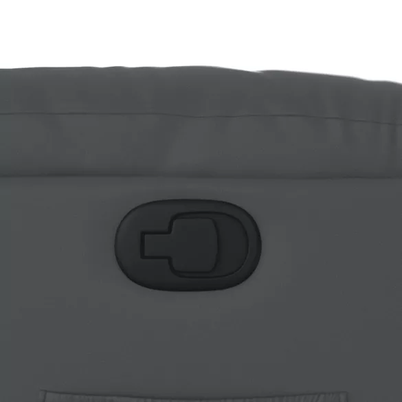 szürke műbőr dönthető fotel