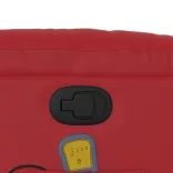 piros műbőr dönthető masszázsfotel