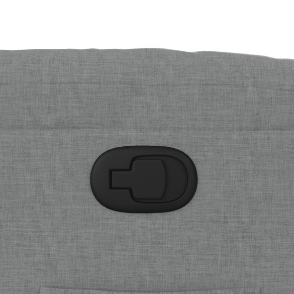 világosszürke szövet dönthető fotel