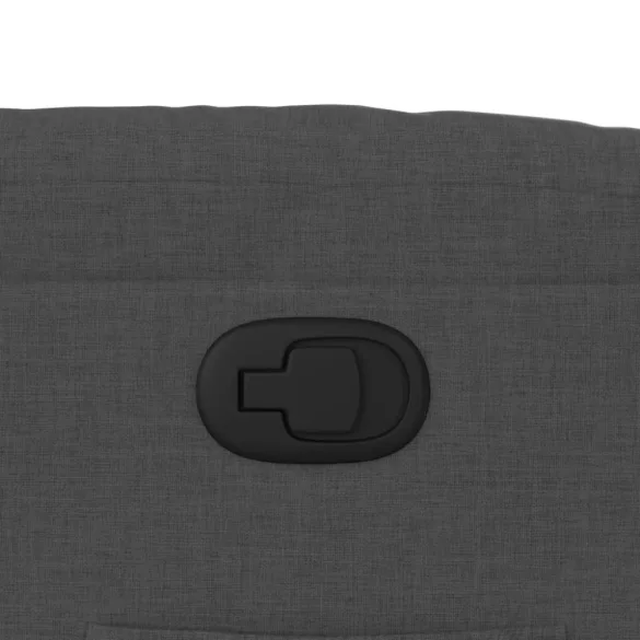 sötétszürke szövet dönthető fotel