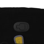 fekete szövet dönthető masszázsfotel