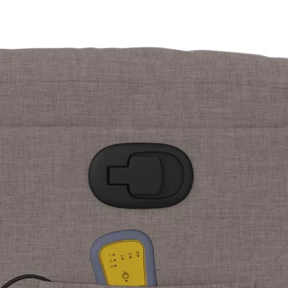 tópszínű szövet dönthető masszázsfotel