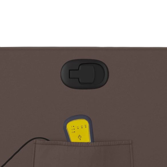 barna műbőr dönthető masszázsfotel