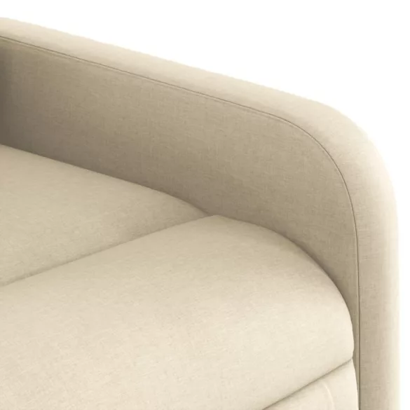 krémszínű szövet dönthető fotel