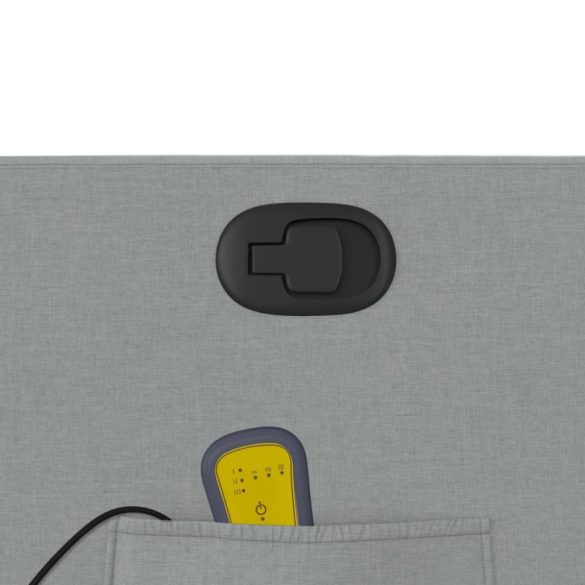 világosszürke szövet dönthető masszázsfotel