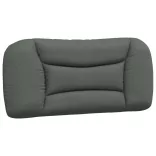 sötétszürke szövet fejtámla párna Hvar 80 cm